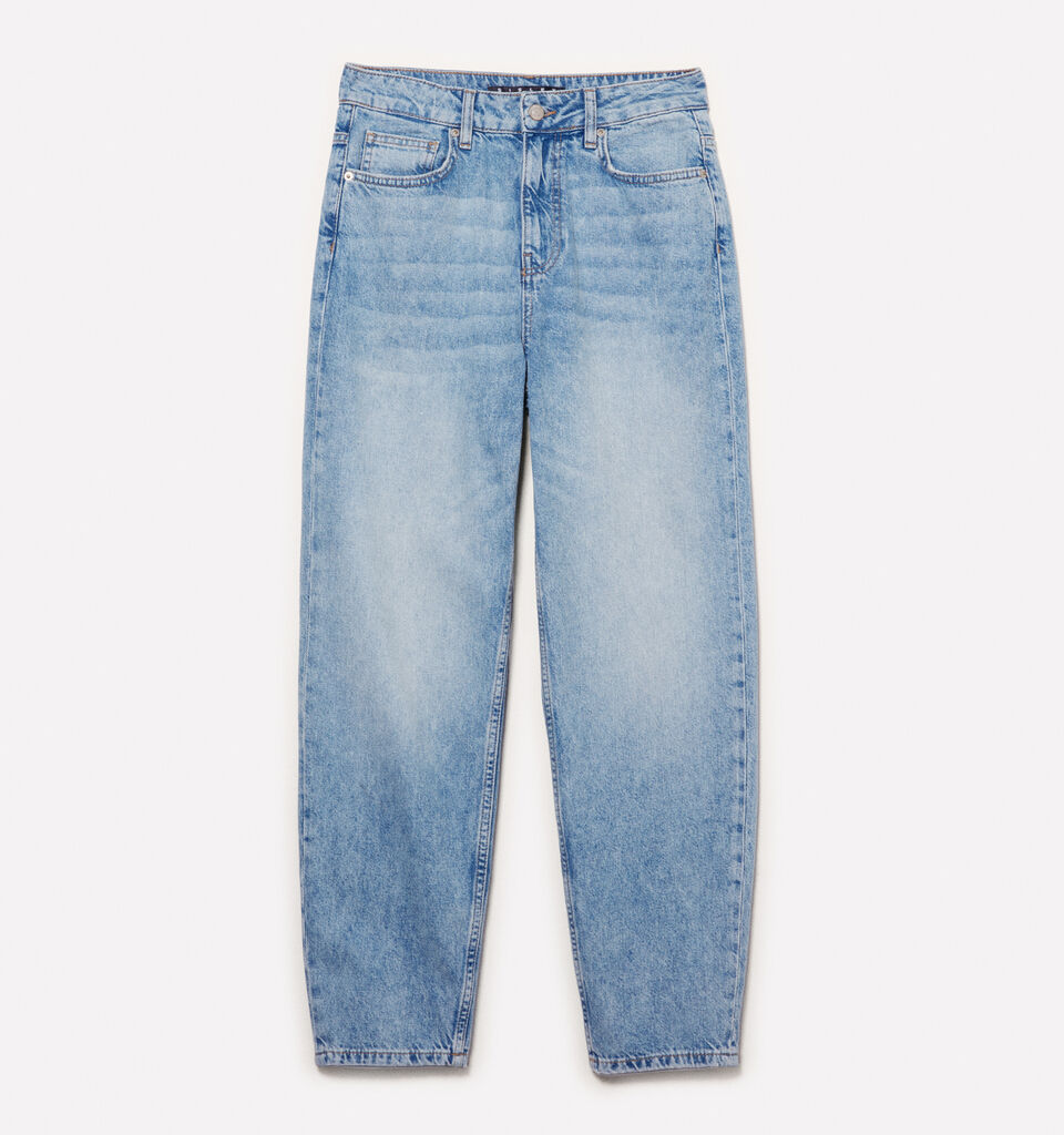 Τζιν Style 68 mom fit σε ανοιχτή απόχρωση - τζιν mom fit και boyfriend γυναικεία - Γαλαζιο | Sisley image number 5